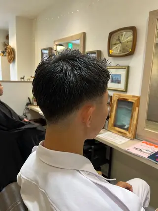 ショート メンズ Lamp所属・🌀メンズパーマ🌀 🐏丸山祐宇🐏のヘアスタイル