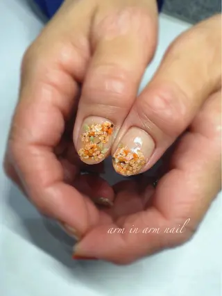 ネイル arm in arm ︎✿Yamamotoのマツエク・マツパデザイン