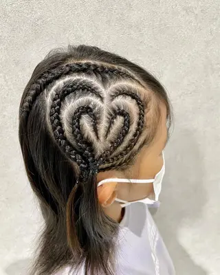 セミロング ヘアアレンジ キッズ シェアサロン〜糸ito〜所属・Hiro ヒロのヘアスタイル