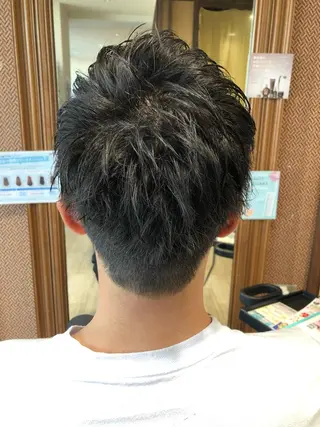 ショート パーマ メンズ メンズパーマ/ スパイキー/神田正紀のヘアスタイル