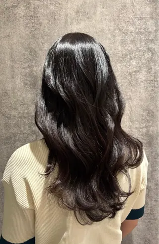 セミロング カラー 太田 鈴佳のヘアスタイル