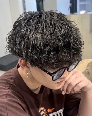 パーマ メンズ 👑メンズパーマ屋 👑/栄/馬場斗生のヘアスタイル