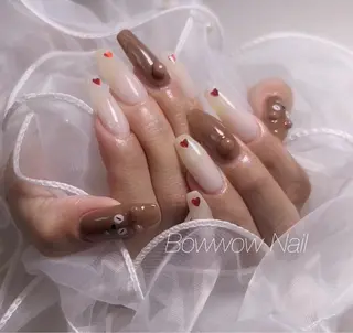 ネイル Bow wow Nail さや🧸のネイルデザイン