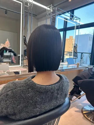 ショート Lond Mirror所属・けいし　メンズカット ボブカットのヘアスタイル