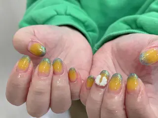 ネイル ki🍒🍒 ki ツルツルネイルのネイルデザイン