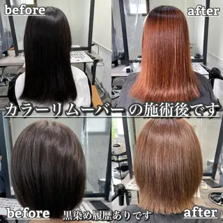 カラー メンズミディアム パーマのヘアスタイル