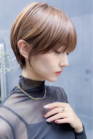 ショート フラミューム 伊勢崎のヘアスタイル