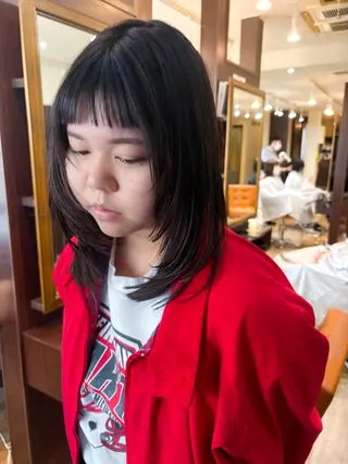 ミディアム Miyamoto Yasuchikaのヘアスタイル