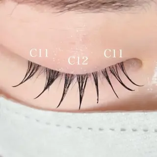 マツエク・マツパ Moe/韓国風/ 束感/キュート❤︎のマツエク・マツパデザイン