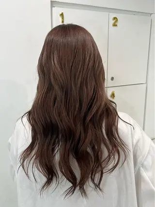 ロング カラー CHAINON所属・🤎HAZUKI🤎 ハイトーン✨のヘアスタイル