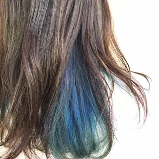 セミロング カラー メンズ指名多数!! SiLO 田島のヘアスタイル