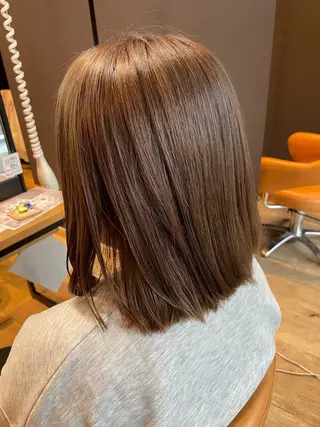 ミディアム カラー 髪質改善/ブリーチ 田代 龍我のヘアスタイル