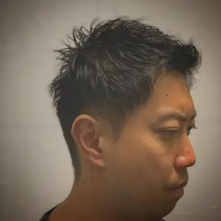 ショート ヒロ銀座プレミアムバーバー銀座店所属・田中 心のヘアスタイル