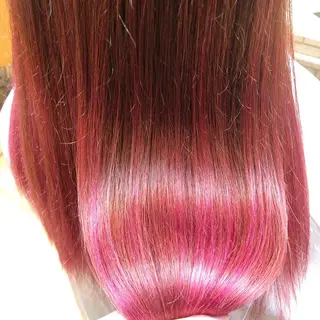 セミロング カラー ヘアアレンジ FRAME+spa&hair roomなんば駅前店所属・🌸MAYU🌸 ハイトーン➕レイヤーのヘアスタイル