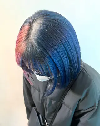 ミディアム カラー ちょめ/八王子 ZEST emuのヘアスタイル