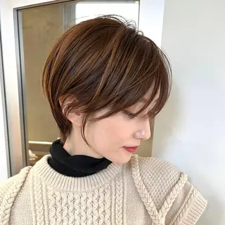 ショート カラー LAVEL 代表 住吉　創のヘアスタイル