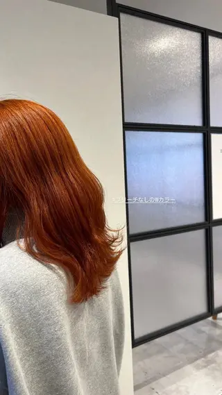 セミロング 艶カラー asukaのヘアスタイル