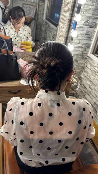 ロング ヘアアレンジ hair make  Lucciのヘアスタイル