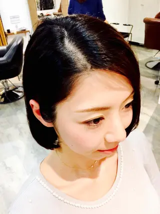 ミディアム カノンバイフラミューム所属・ショートは任せて ミヤザキのヘアスタイル