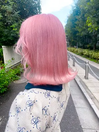 ミディアム カラー Chérie所属・Chérie 渋谷/カラーサロンのヘアスタイル