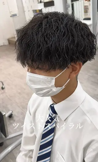 ショート メンズパーマ/縮毛 超特化/tomokiのヘアスタイル