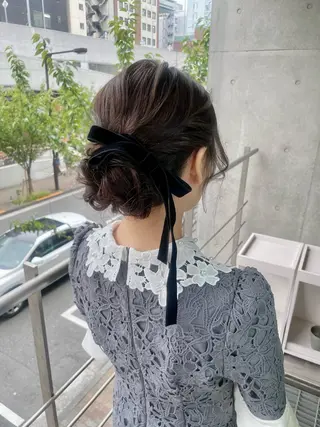 ロング ヘアアレンジ ヘアセット ✴︎Mai✴︎銀座のヘアスタイル