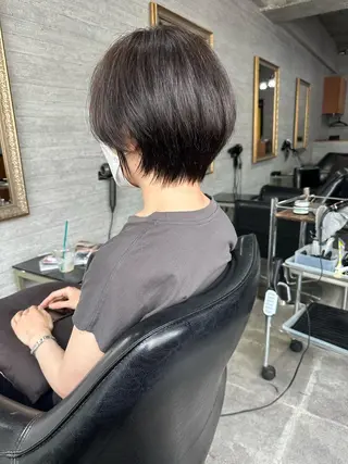 ショート カラー i.+sapporo所属・ショート/レイヤー /札幌/小山内のヘアスタイル