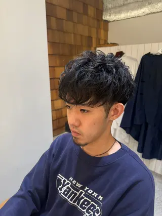 メンズ 骨格診断美容師 メンズパーマ中島年紀のヘアスタイル