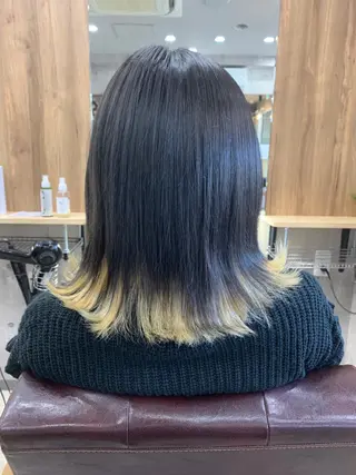 ミディアム カラー hair salon mementoのヘアスタイル