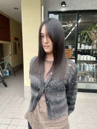 ロング darts所属・マツダ レンのヘアスタイル