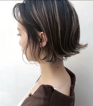 ショート カラー CREA渋沢 モデル募集🌺アイナのヘアスタイル