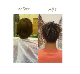 ショート カラー メンズ 美容室 ソンリエのヘアスタイル