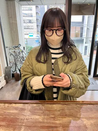 ロング devellope所属・宮腰 瑠果のヘアスタイル
