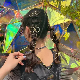 ミディアム ヘアアレンジ octo所属・梅澤 杏菜のヘアスタイル