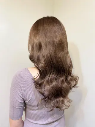 ロング カラー ブリーチ毛対応酸性 ストレート🌈サキのヘアスタイル