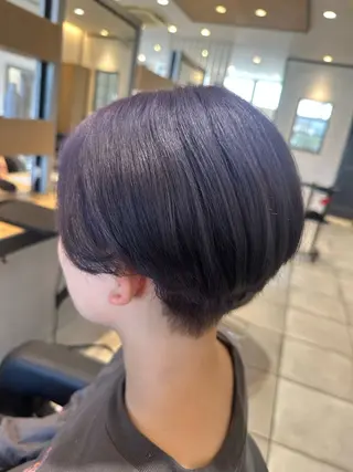 カラー 福井 美夢のヘアスタイル