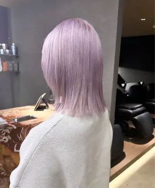 ミディアム 名古屋栄♡PELE/ ブリーチ/ハイトーンのヘアスタイル