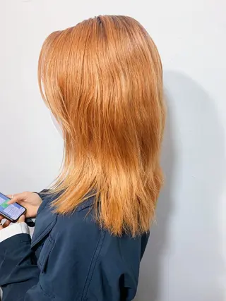 ミディアム カラー ブリーチカラーNo. 1🌈 RYOGAのヘアスタイル
