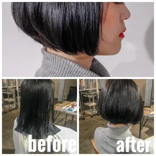 ショート カラー BOB🌟ハイトーン /ブリーチ/TAKUのヘアスタイル