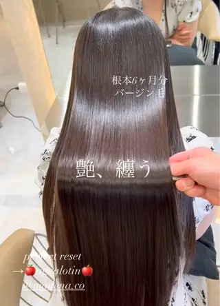 ロング 🫧髪質改善 講師🫧🍎幹細胞のヘアスタイル