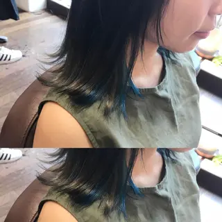 ミディアム カラー chic.🍋 Kirariのヘアスタイル