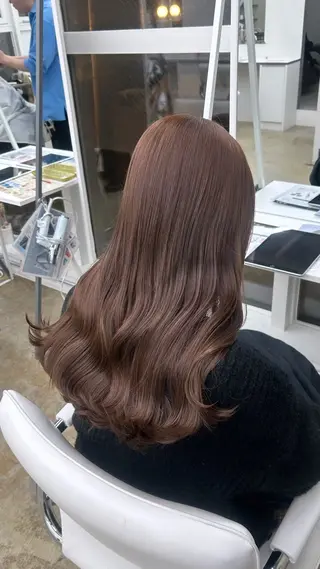ロング moeka/札幌/ 透明感カラーのヘアスタイル