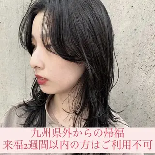 セミロング Takahiro 髪質改善のヘアスタイル