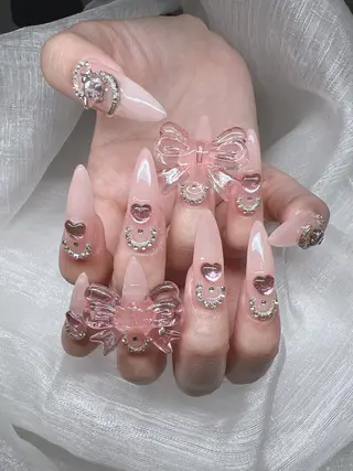 ネイル Lee Nails チップ長さだし専門店のネイルデザイン