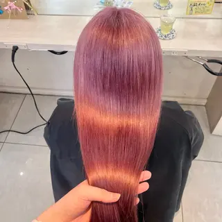 ロング カラー ガーリー/暖色カラー /横浜/さくらのヘアスタイル