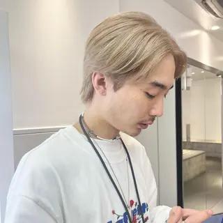 ミディアム メンズ 🥃ベージュ/ ボブ🥃Yujiroのヘアスタイル