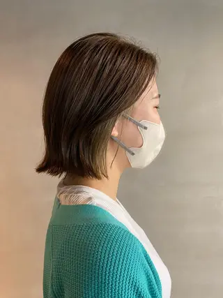 ミディアム カラー 艶髪/髪質改善/ MONSO山本のヘアスタイル