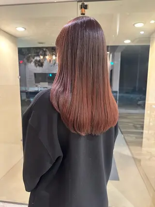 セミロング 和泉市／mahae 吉田のヘアスタイル