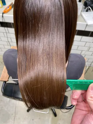 セミロング カラー ヘアアレンジ 🌈本物の髪質改善 森田涼平のヘアスタイル