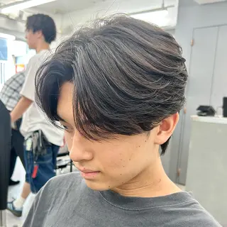 パーマ メンズ 韓国ヘア🇰🇷 メンズパーマ/つかさのヘアスタイル